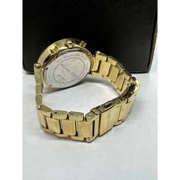 Michael Kors Parker MK5354 Women\'s Gold Stainless Steel Analog Dial Watch JNA212
